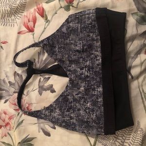 Black Underarmour Sports Bra